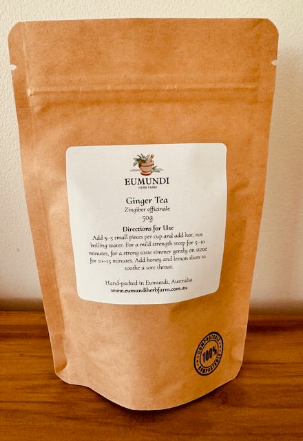 Organic Ginger Tea (cut pieces)