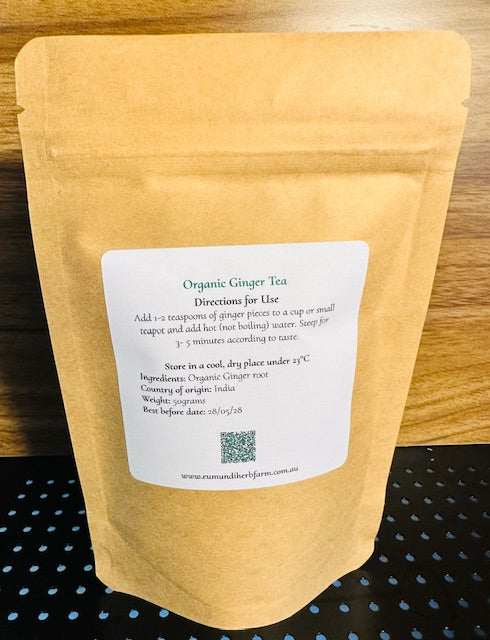 Organic Ginger Tea (cut pieces)