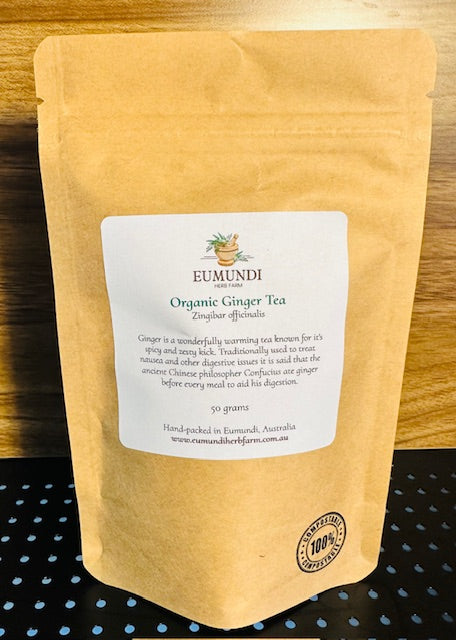 Organic Ginger Tea (cut pieces)