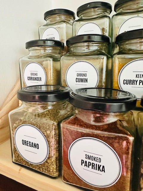 Glass Spice Jar 110ml